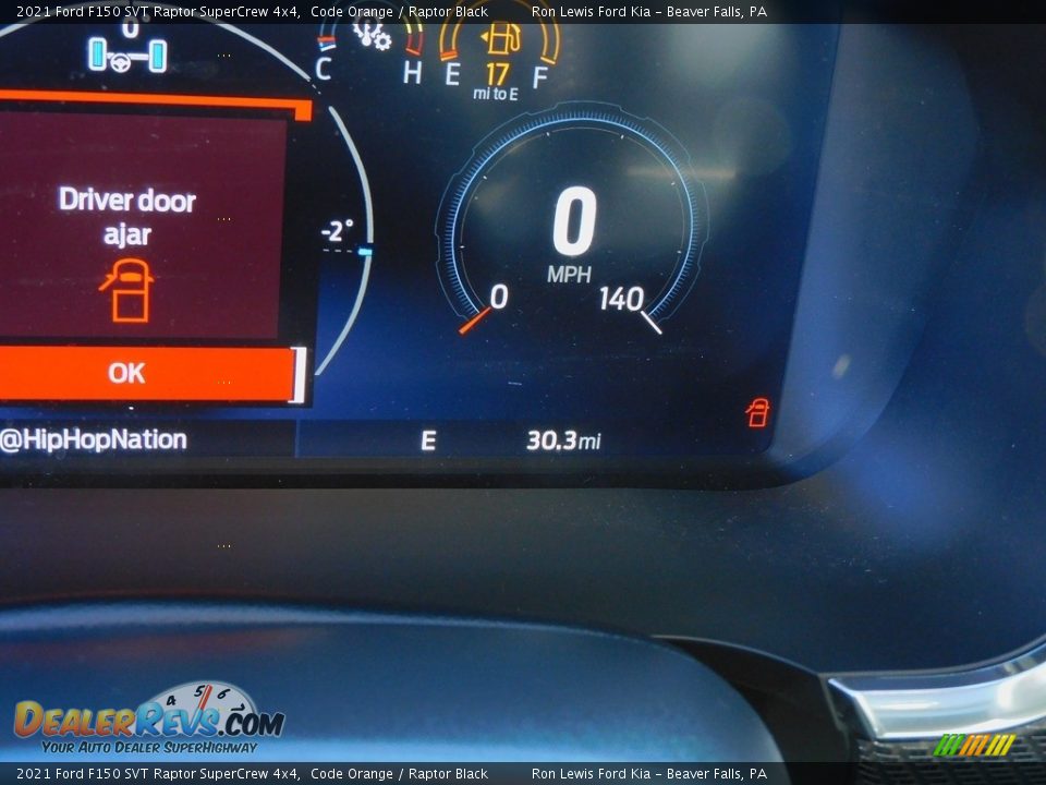 2021 Ford F150 SVT Raptor SuperCrew 4x4 Code Orange / Raptor Black Photo #21