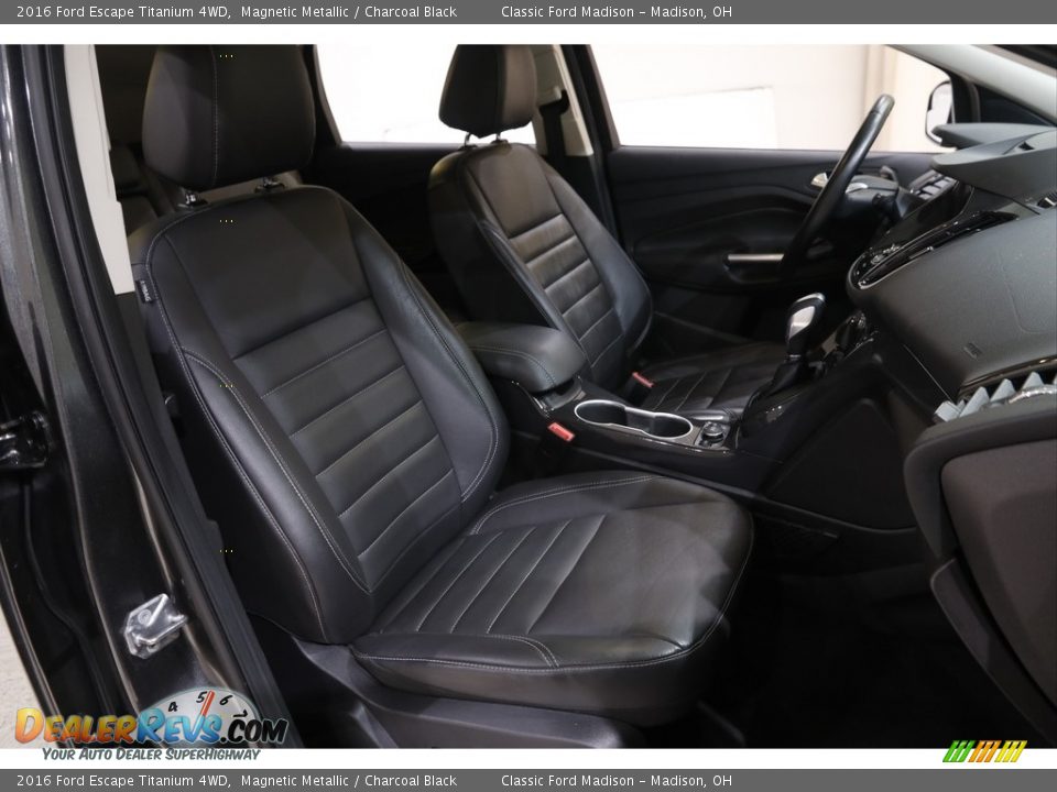 2016 Ford Escape Titanium 4WD Magnetic Metallic / Charcoal Black Photo #15