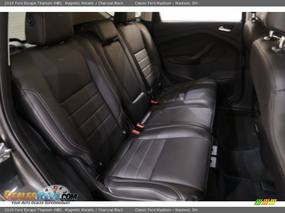 2016 Ford Escape Titanium 4WD Magnetic Metallic / Charcoal Black Photo #16