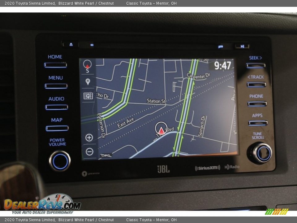 2020 Toyota Sienna Limited Blizzard White Pearl / Chestnut Photo #11