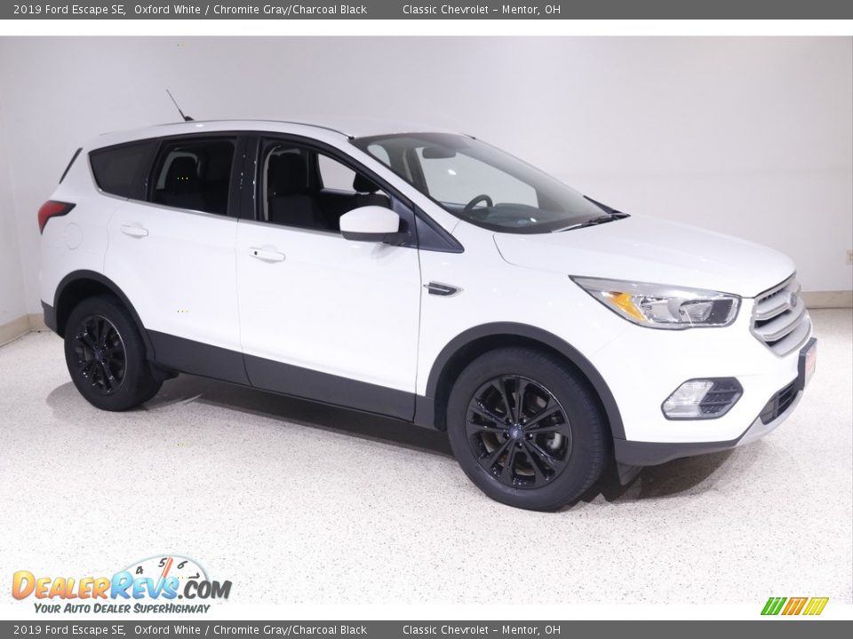 2019 Ford Escape SE Oxford White / Chromite Gray/Charcoal Black Photo #1