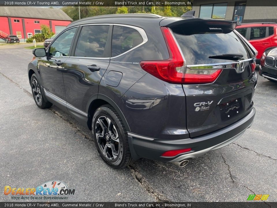 Gunmetal Metallic 2018 Honda CR-V Touring AWD Photo #8