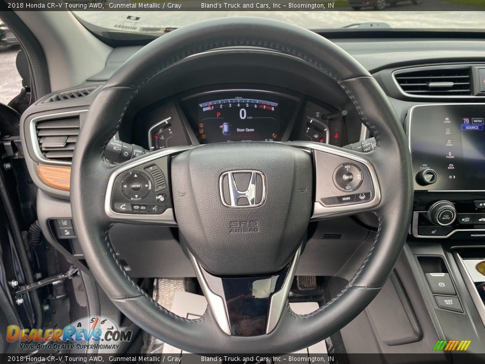 2018 Honda CR-V Touring AWD Steering Wheel Photo #17