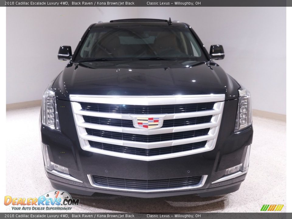 2018 Cadillac Escalade Luxury 4WD Black Raven / Kona Brown/Jet Black Photo #2