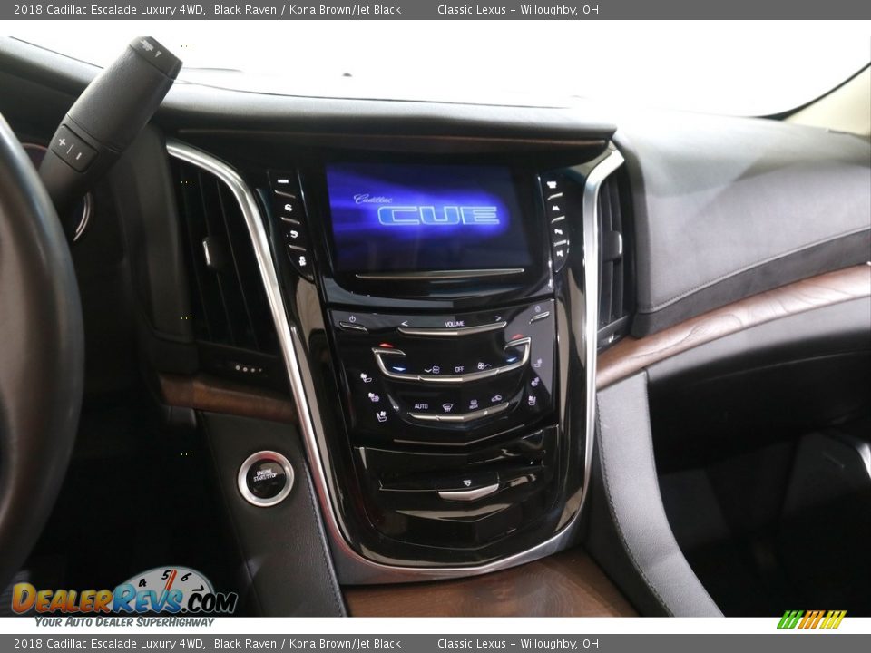 2018 Cadillac Escalade Luxury 4WD Black Raven / Kona Brown/Jet Black Photo #9