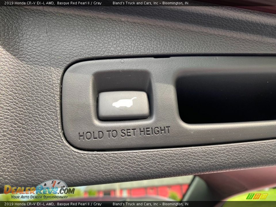 2019 Honda CR-V EX-L AWD Basque Red Pearl II / Gray Photo #11