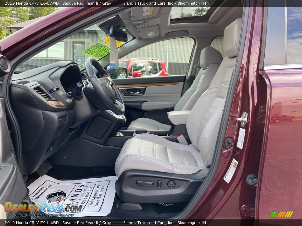 2019 Honda CR-V EX-L AWD Basque Red Pearl II / Gray Photo #14