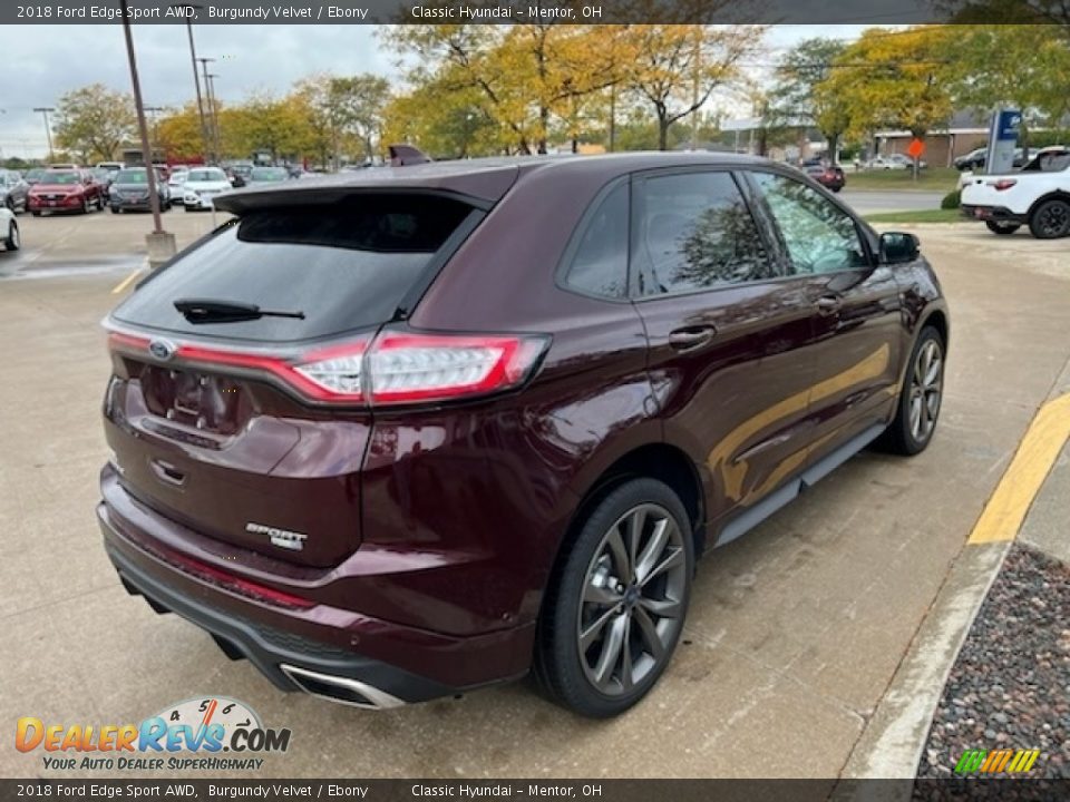 2018 Ford Edge Sport AWD Burgundy Velvet / Ebony Photo #2