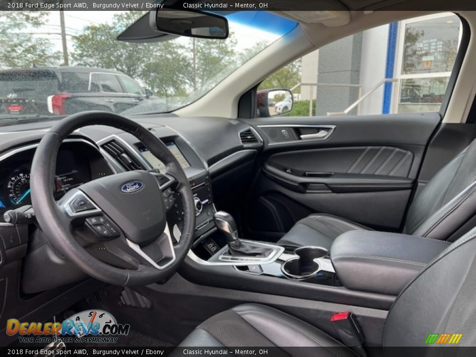 2018 Ford Edge Sport AWD Burgundy Velvet / Ebony Photo #3