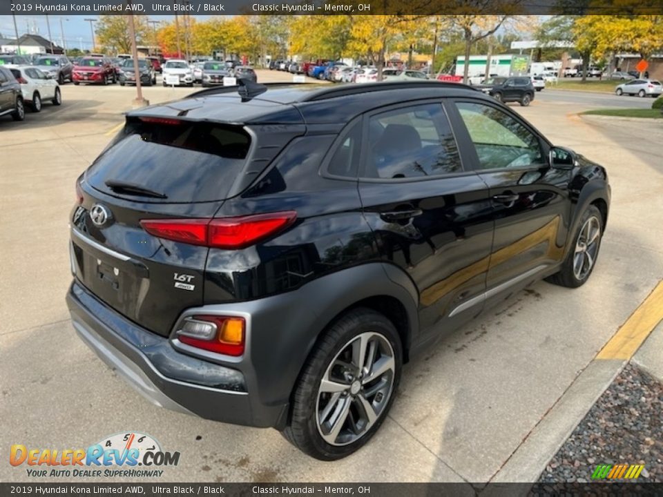 2019 Hyundai Kona Limited AWD Ultra Black / Black Photo #2