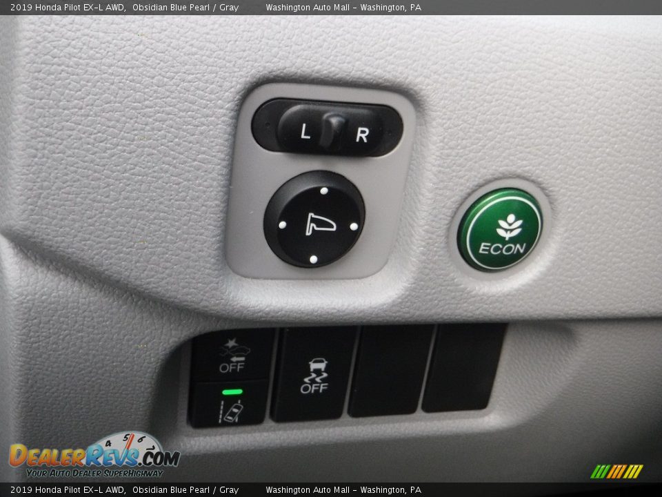 2019 Honda Pilot EX-L AWD Obsidian Blue Pearl / Gray Photo #12