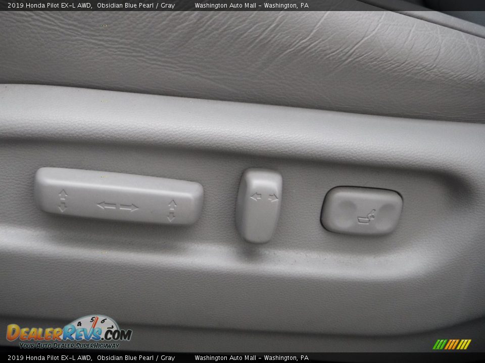 2019 Honda Pilot EX-L AWD Obsidian Blue Pearl / Gray Photo #13