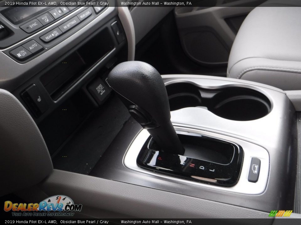 2019 Honda Pilot EX-L AWD Obsidian Blue Pearl / Gray Photo #15