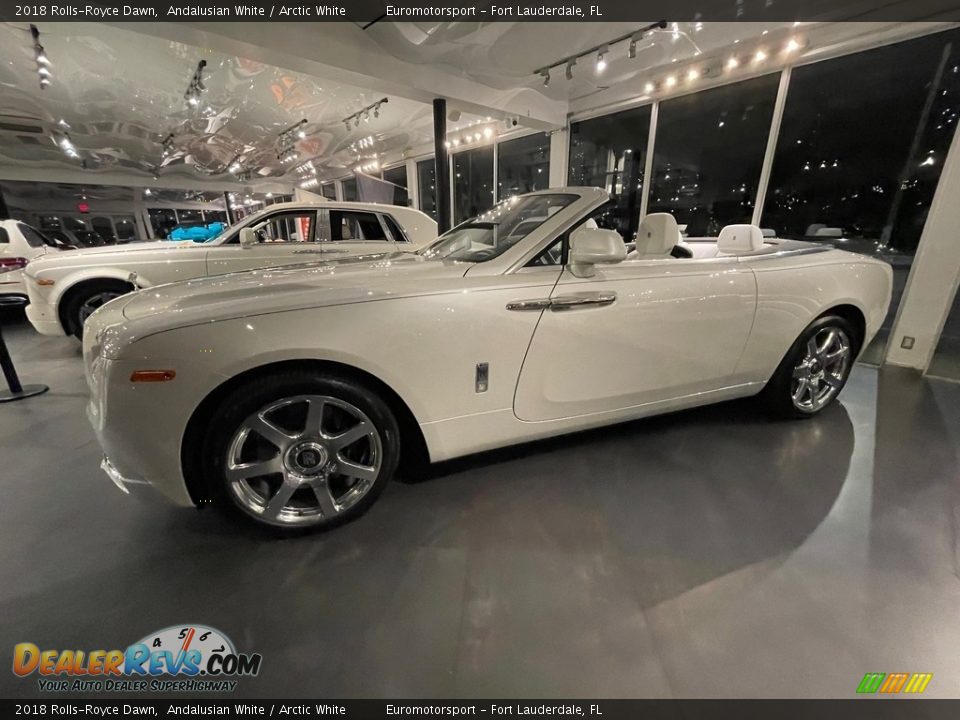 2018 Rolls-Royce Dawn Andalusian White / Arctic White Photo #8