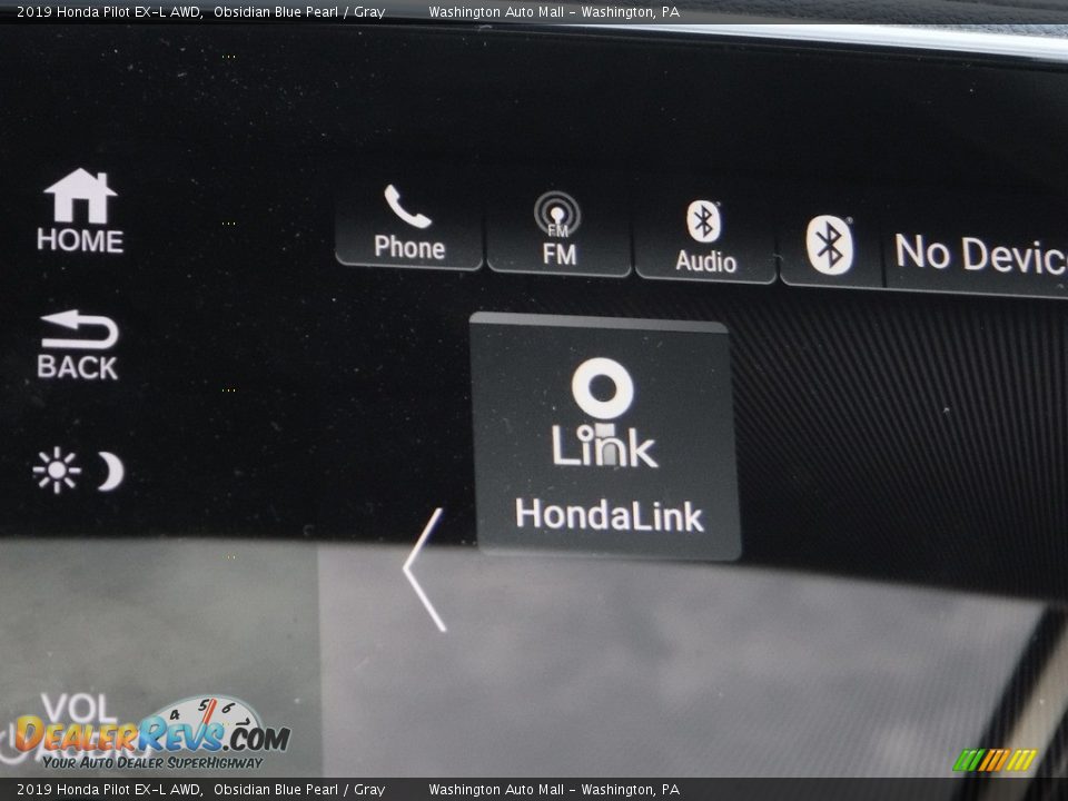 2019 Honda Pilot EX-L AWD Obsidian Blue Pearl / Gray Photo #20