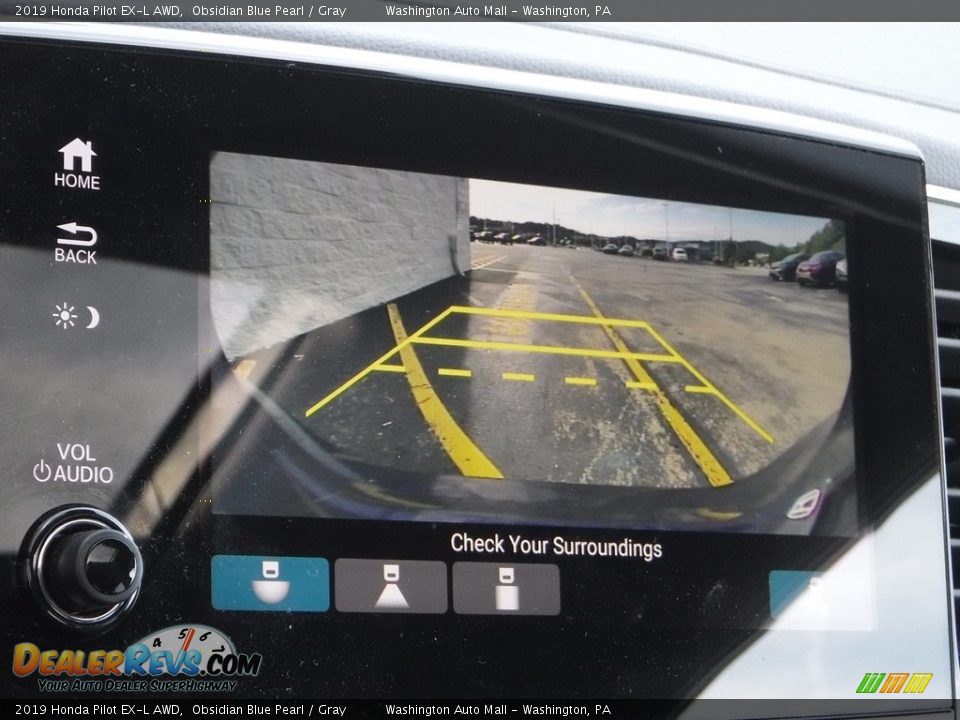 2019 Honda Pilot EX-L AWD Obsidian Blue Pearl / Gray Photo #21