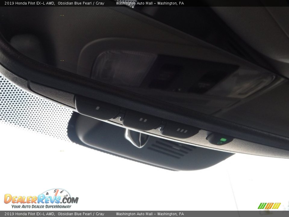 2019 Honda Pilot EX-L AWD Obsidian Blue Pearl / Gray Photo #22