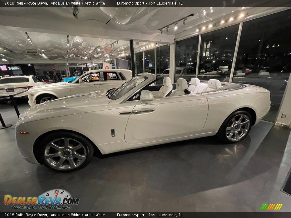 2018 Rolls-Royce Dawn Andalusian White / Arctic White Photo #12