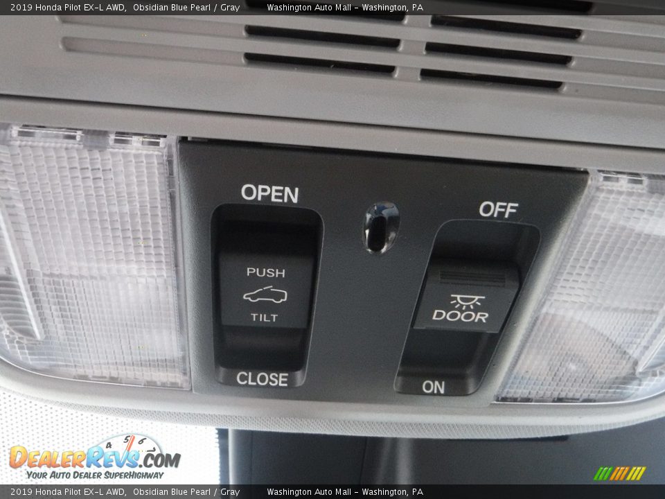 2019 Honda Pilot EX-L AWD Obsidian Blue Pearl / Gray Photo #23