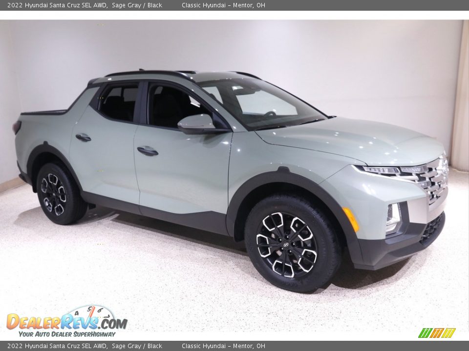 Front 3/4 View of 2022 Hyundai Santa Cruz SEL AWD Photo #1