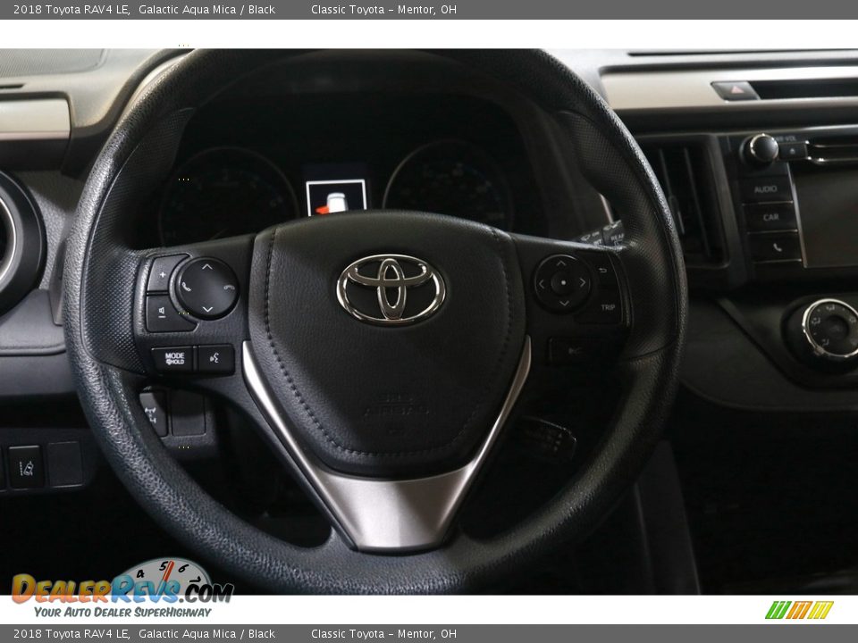 2018 Toyota RAV4 LE Galactic Aqua Mica / Black Photo #7
