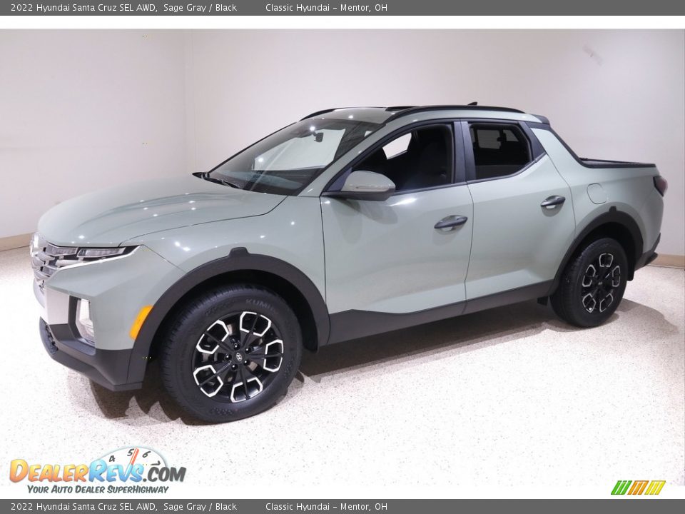 Sage Gray 2022 Hyundai Santa Cruz SEL AWD Photo #3