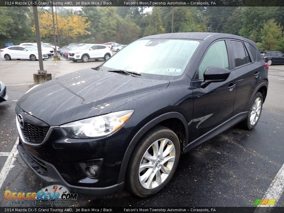 2014 Mazda CX-5 Grand Touring AWD Jet Black Mica / Black Photo #1