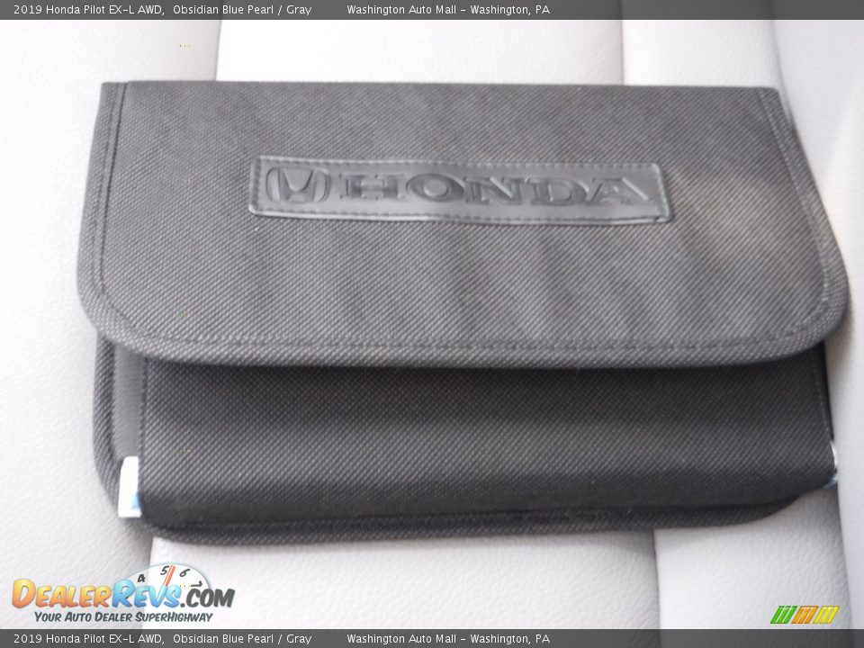 2019 Honda Pilot EX-L AWD Obsidian Blue Pearl / Gray Photo #31