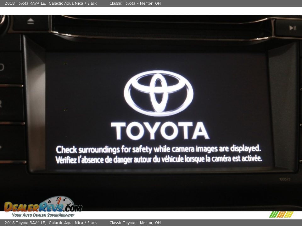 2018 Toyota RAV4 LE Galactic Aqua Mica / Black Photo #9