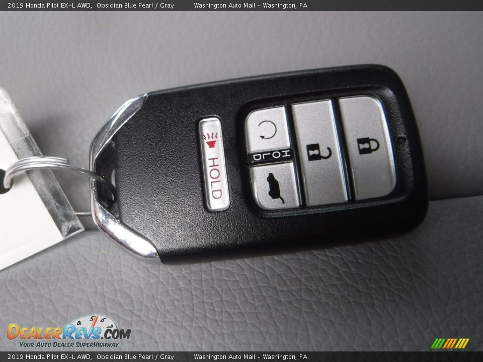2019 Honda Pilot EX-L AWD Obsidian Blue Pearl / Gray Photo #32
