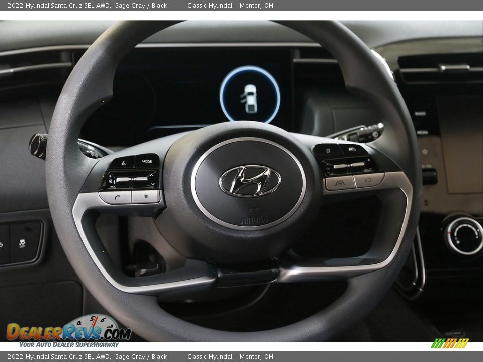 2022 Hyundai Santa Cruz SEL AWD Steering Wheel Photo #7