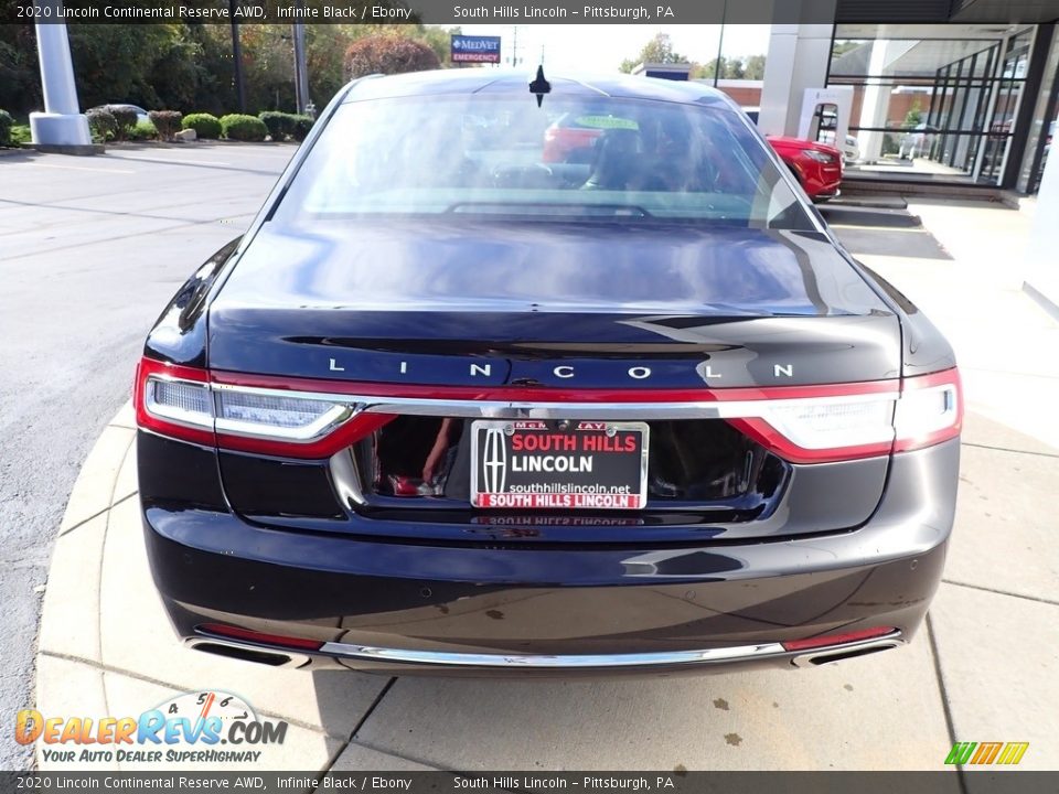2020 Lincoln Continental Reserve AWD Infinite Black / Ebony Photo #4