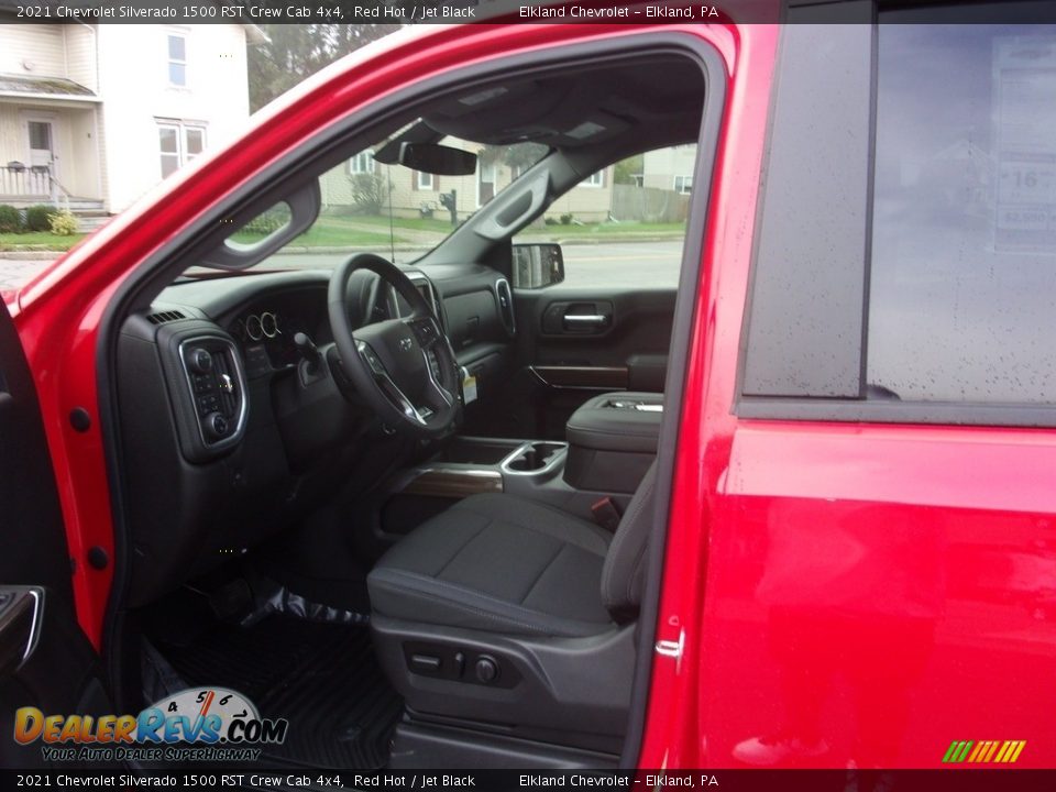 2021 Chevrolet Silverado 1500 RST Crew Cab 4x4 Red Hot / Jet Black Photo #14