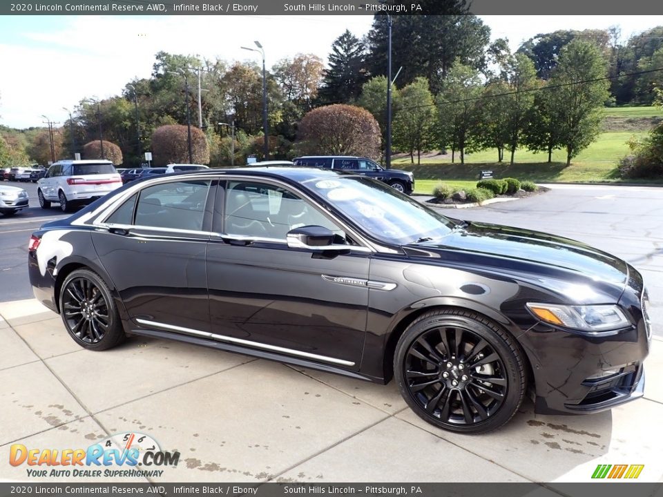 2020 Lincoln Continental Reserve AWD Infinite Black / Ebony Photo #7