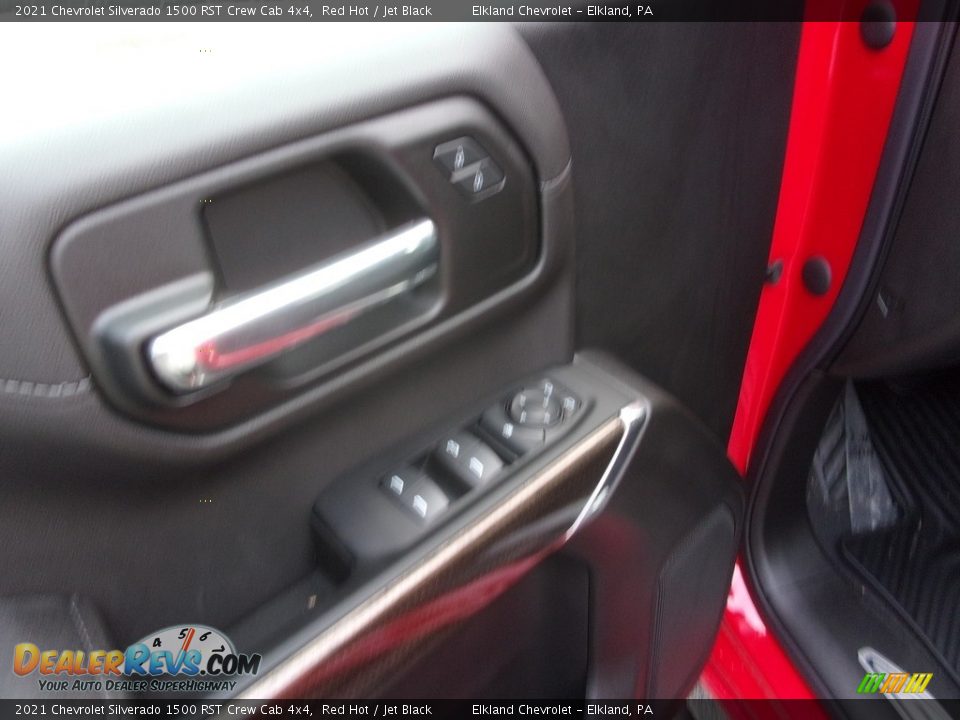 2021 Chevrolet Silverado 1500 RST Crew Cab 4x4 Red Hot / Jet Black Photo #17