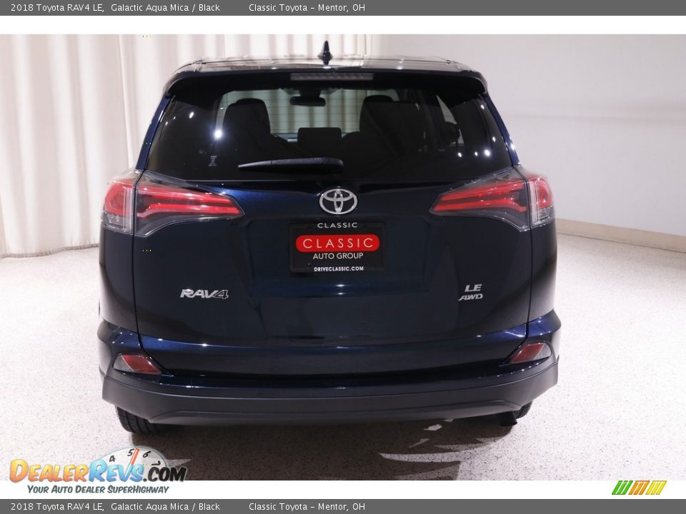 2018 Toyota RAV4 LE Galactic Aqua Mica / Black Photo #19