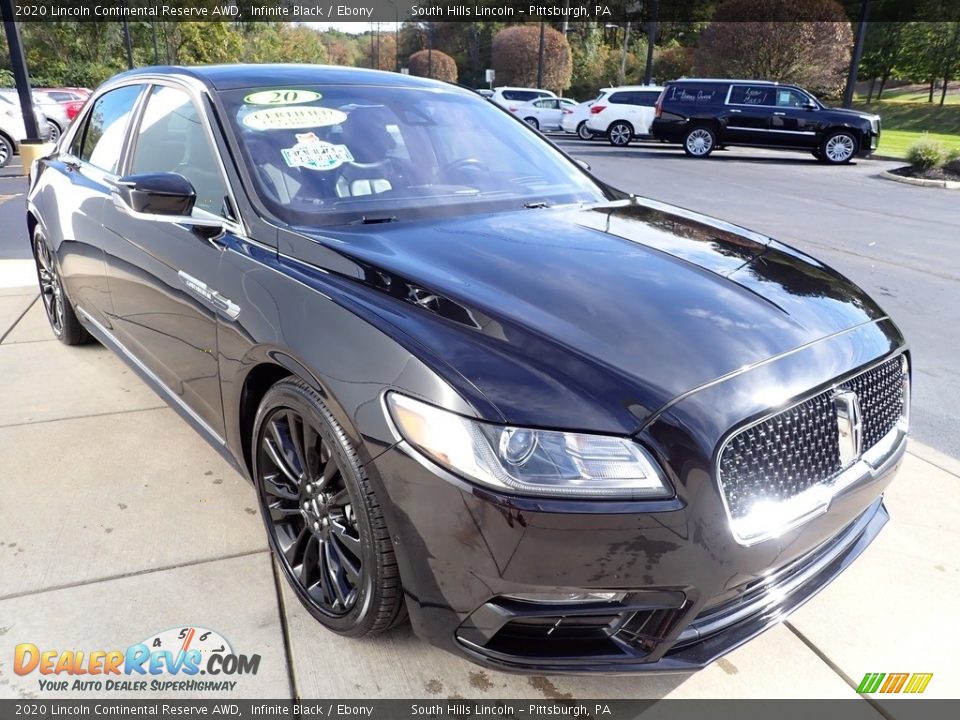 2020 Lincoln Continental Reserve AWD Infinite Black / Ebony Photo #8