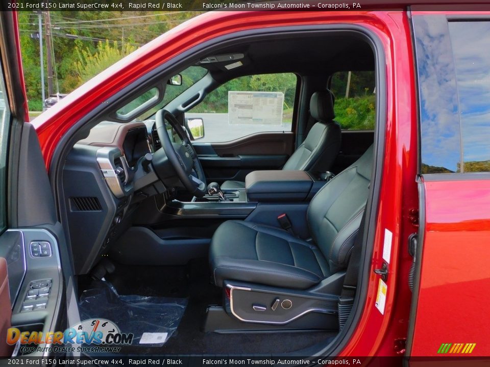 Front Seat of 2021 Ford F150 Lariat SuperCrew 4x4 Photo #11