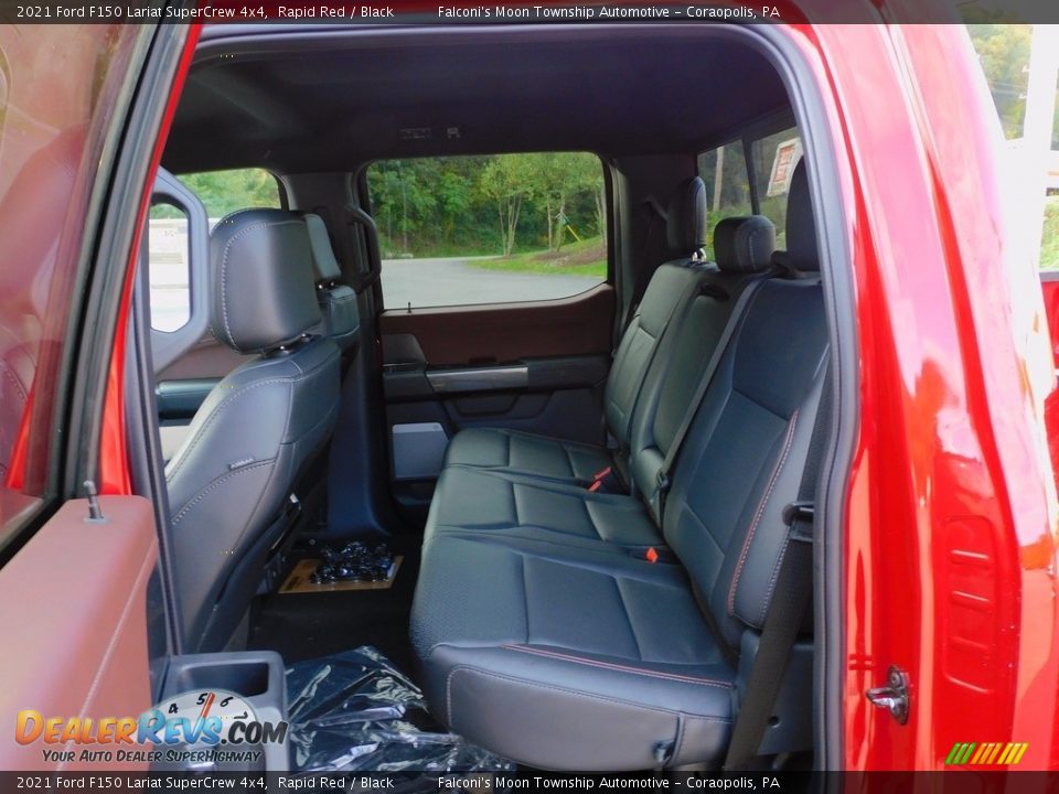 Rear Seat of 2021 Ford F150 Lariat SuperCrew 4x4 Photo #13