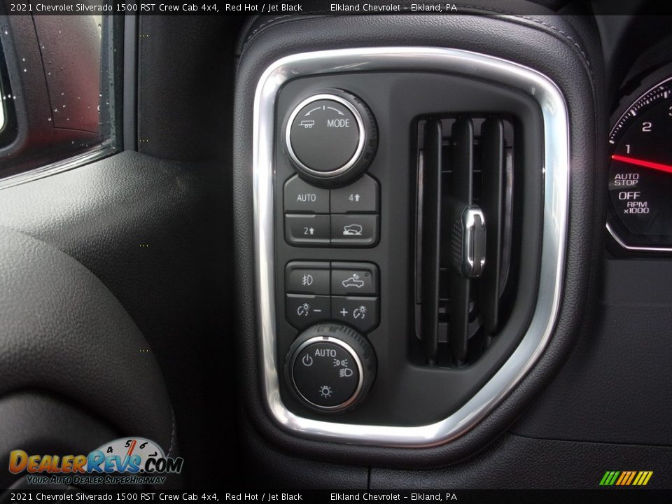 2021 Chevrolet Silverado 1500 RST Crew Cab 4x4 Red Hot / Jet Black Photo #27