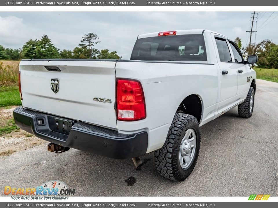 2017 Ram 2500 Tradesman Crew Cab 4x4 Bright White / Black/Diesel Gray Photo #4