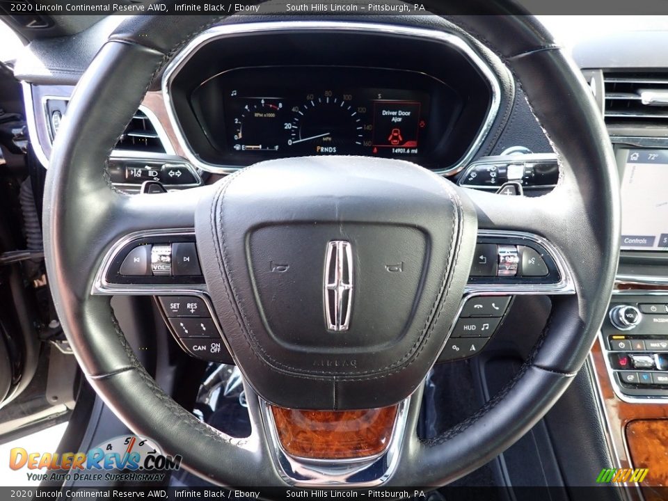 2020 Lincoln Continental Reserve AWD Infinite Black / Ebony Photo #20