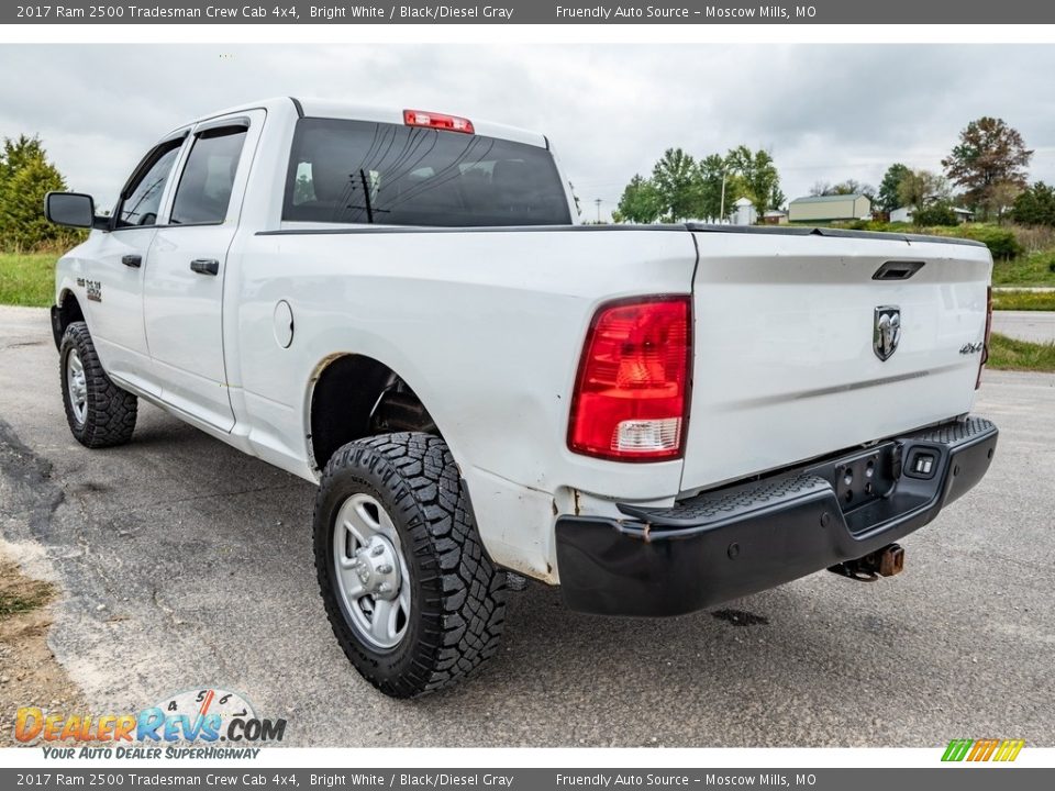 2017 Ram 2500 Tradesman Crew Cab 4x4 Bright White / Black/Diesel Gray Photo #6