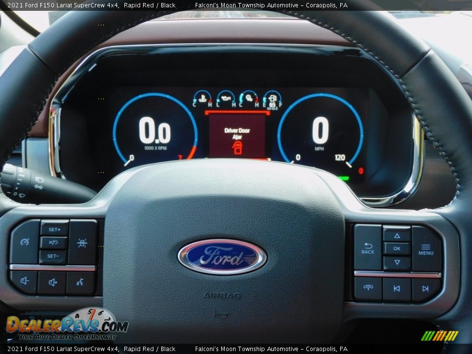 2021 Ford F150 Lariat SuperCrew 4x4 Steering Wheel Photo #19