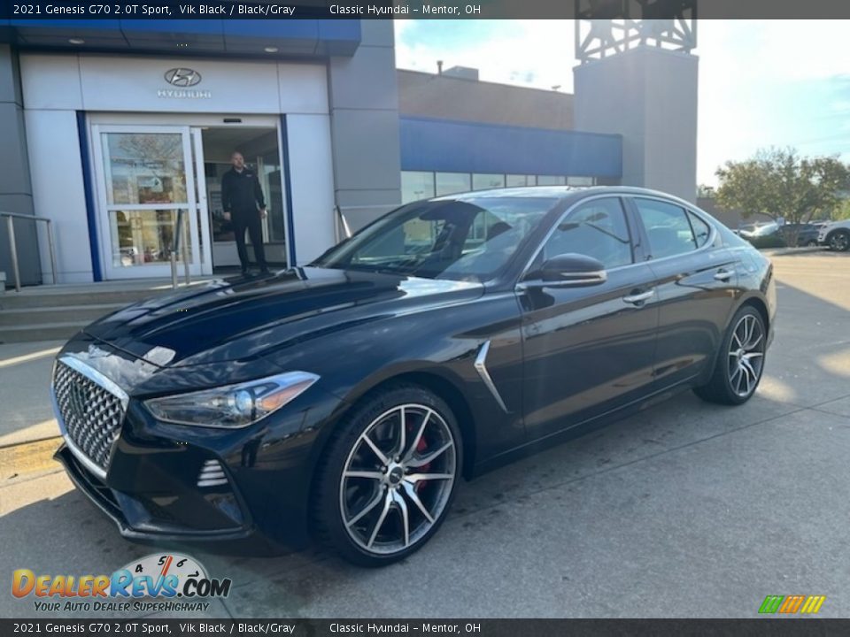 Front 3/4 View of 2021 Genesis G70 2.0T Sport Photo #1