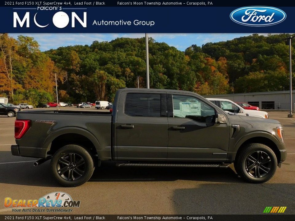 2021 Ford F150 XLT SuperCrew 4x4 Lead Foot / Black Photo #1