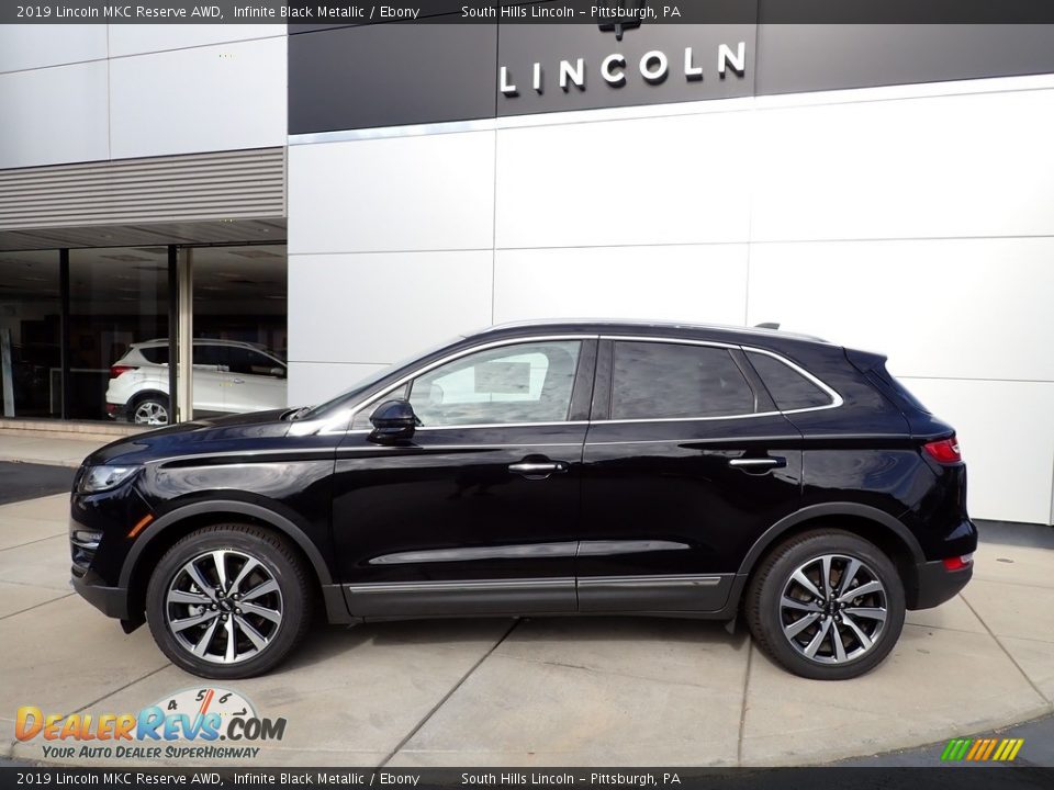 2019 Lincoln MKC Reserve AWD Infinite Black Metallic / Ebony Photo #2