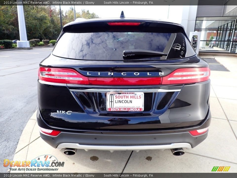 2019 Lincoln MKC Reserve AWD Infinite Black Metallic / Ebony Photo #4