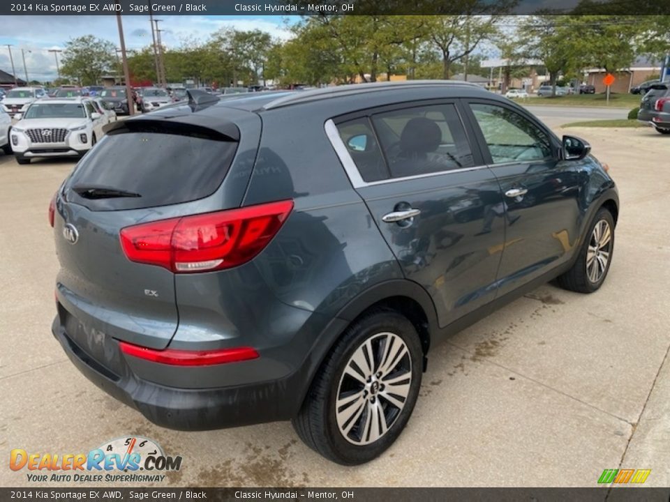 2014 Kia Sportage EX AWD Sage Green / Black Photo #2