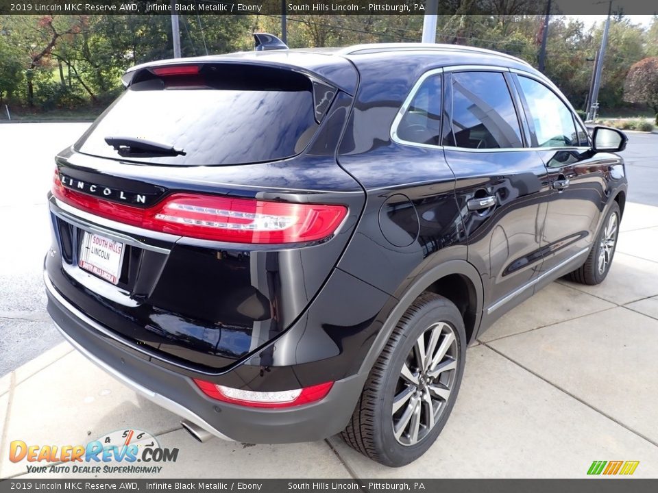 2019 Lincoln MKC Reserve AWD Infinite Black Metallic / Ebony Photo #6